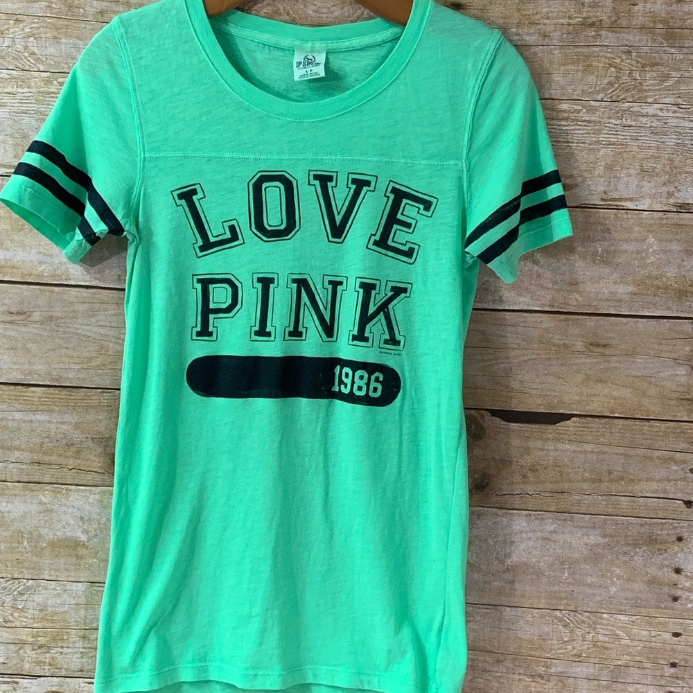 PINK Baseball Sleeve Shirt